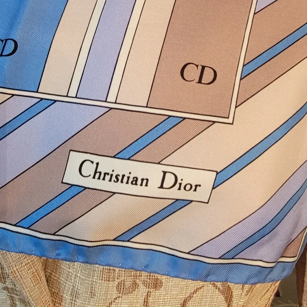 Christian Dior Like New Silk Scarf
